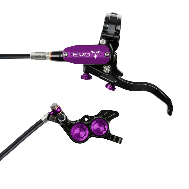 Freno delantero HOPE TECH 4 EVO GR4 Negro/Violeta