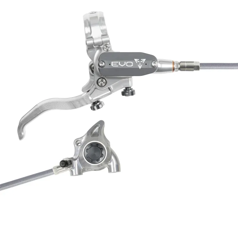 Freno trasero HOPE TECH 4 EVO X2 FM Aviation Plata/Humo
