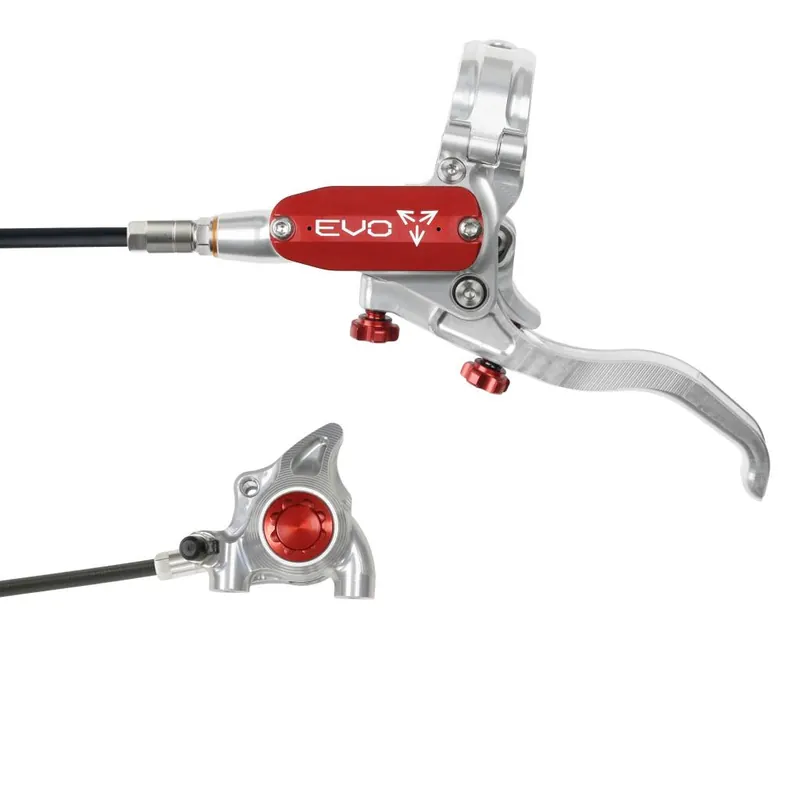 Freno delantero HOPE TECH 4 EVO X2 FM Plata/Rojo