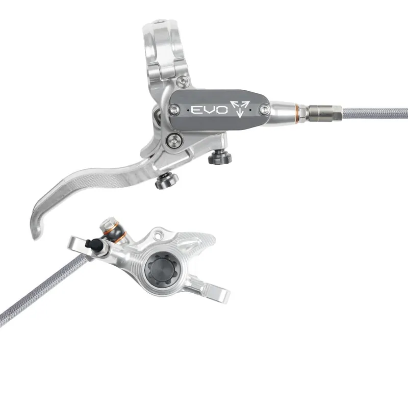 Freno trasero HOPE TECH 4 EVO X2 PM Aviation Plata/Humo
