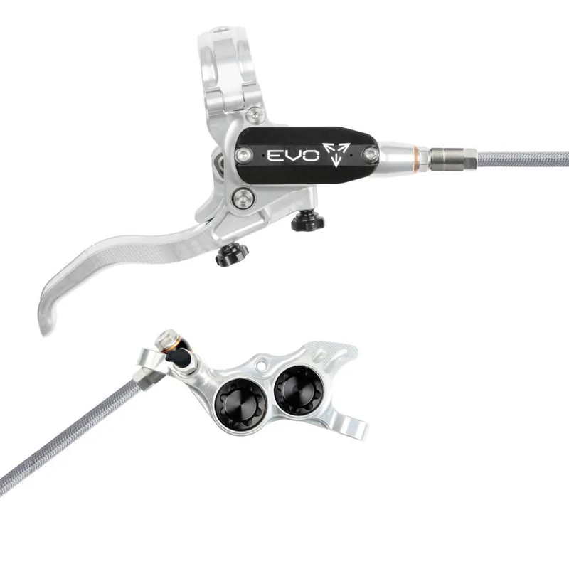 Freno trasero HOPE TECH 4 EVO TR4 Aviation Plata/Negro