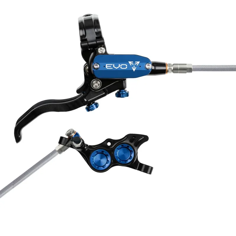 Freno trasero HOPE TECH 4 EVO TR4 Aviation Negro/Azul