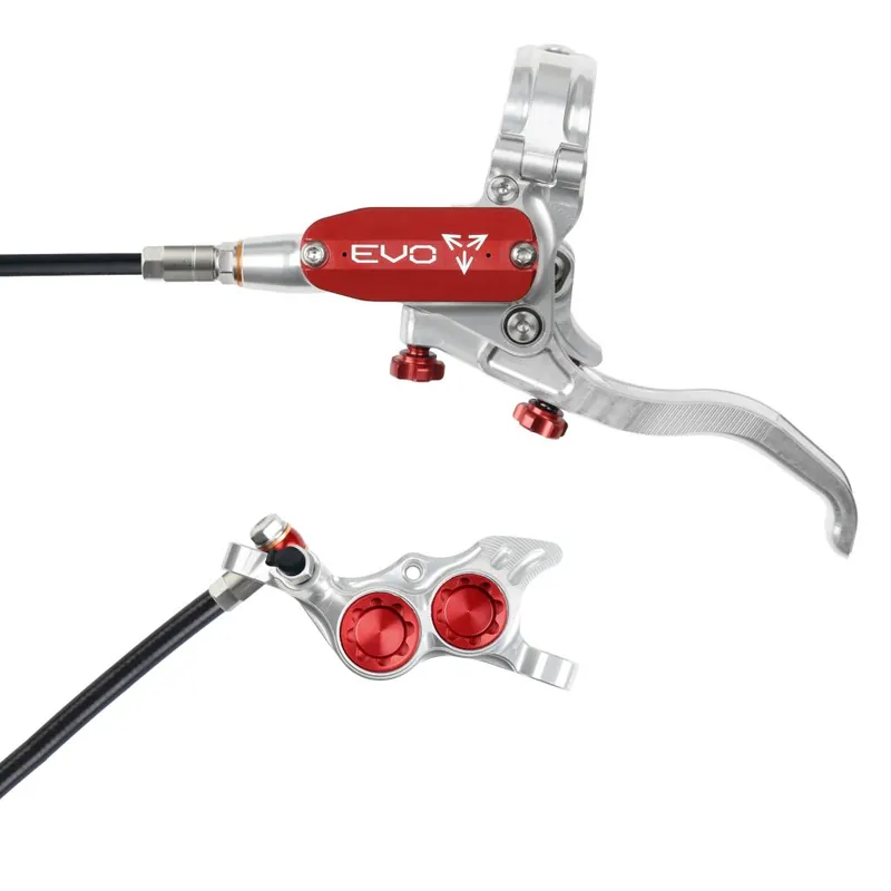 Freno delantero HOPE TECH 4 EVO TR4 Plata/Rojo