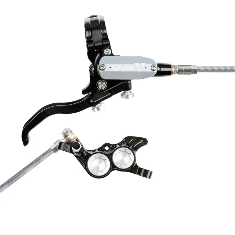 Freno trasero HOPE TECH 4 EVO GR4 Aviation Negro/Plata