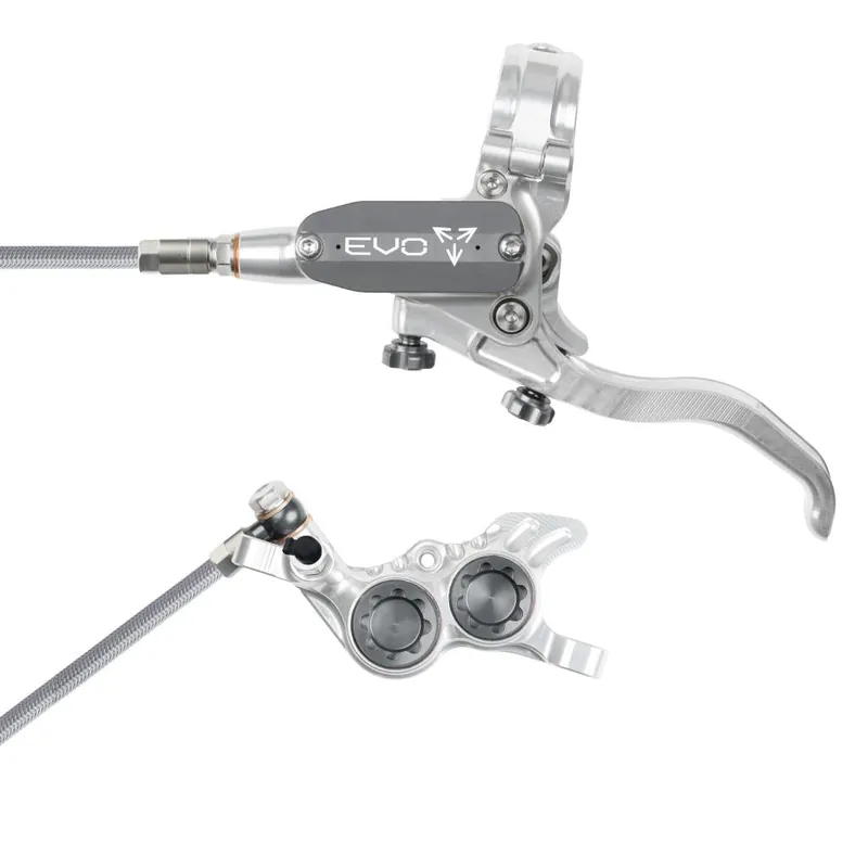 Freno delantero HOPE TECH 4 EVO GR4 Aviation Silver/Smoke