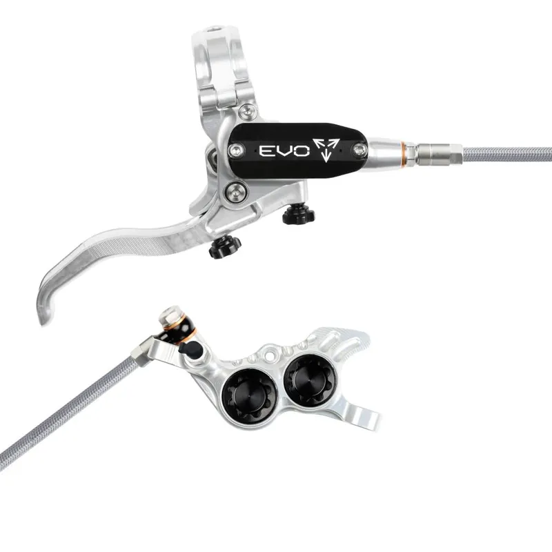 Freno trasero HOPE TECH 4 EVO GR4 Aviation Plata/Negro