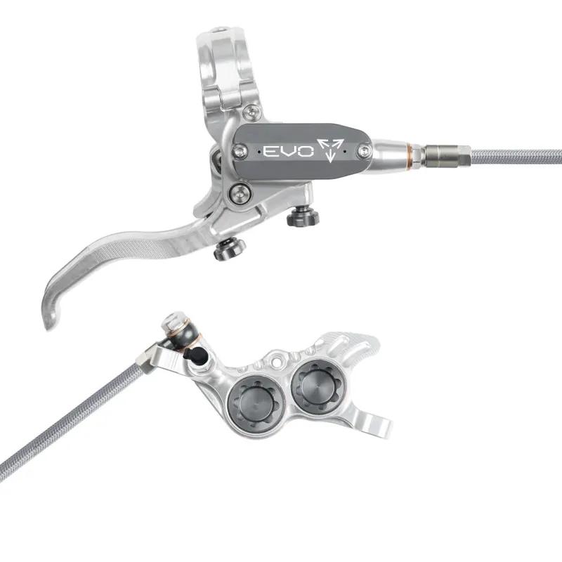 Freno trasero HOPE TECH 4 EVO GR4 Aviation Plata/Humo