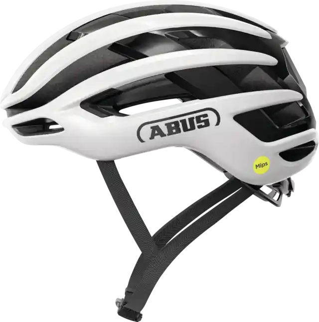 Casco de carretera ABUS AIRBREAKER 2.0 MIPS Blanco Brillante