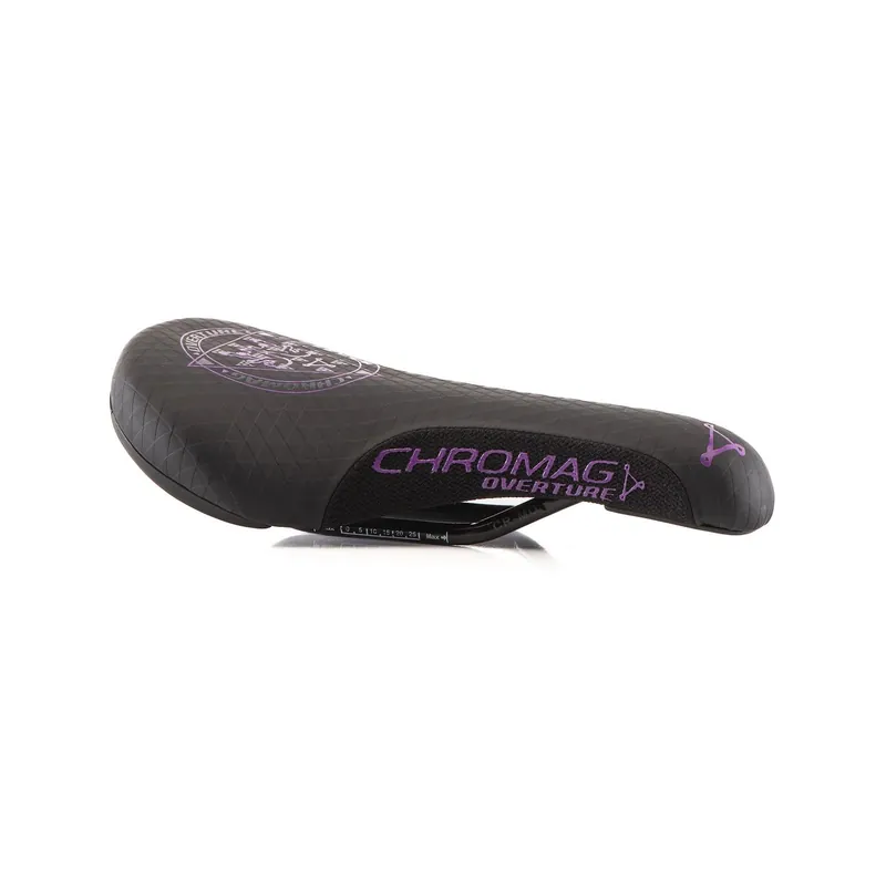 CHROMAG OVERTURE Raíles CrMo Sillín Negro/Violeta