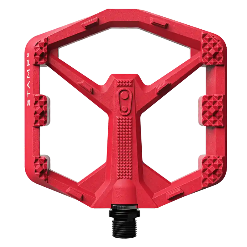 CRANKBROTHERS STAMP 0 Pedales planos pequeños Rojo