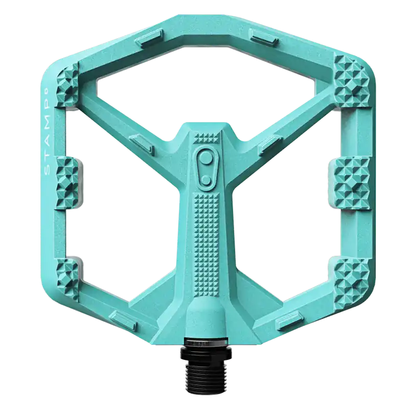 CRANKBROTHERS STAMP 0 Pedales planos pequeños Turquesa