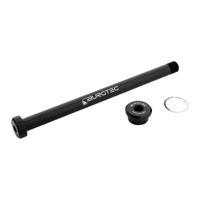 BURGTEC Eje de rueda trasera 173mm x 12mm 1.0mm para cuadro Rocky Mountain Negro