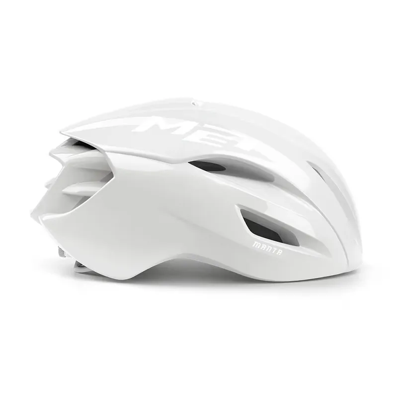 Casco de carretera MET MANTA MIPS Absolute White - Edición limitada