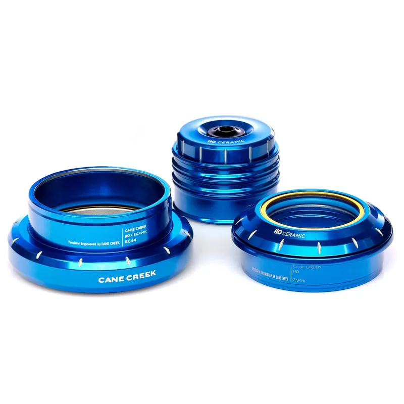 Juego de dirección cerámico cónico semi-integrado/externo CANE CREEK 110 1"1/8-1.5" ZS44/EC44 30th Anniversary Azul