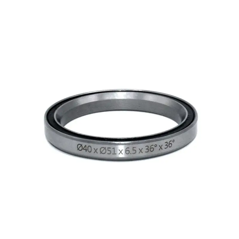 Black Bearing D11 Rodamiento de cabeza Acero inoxidable 40 x 51 x 6,5 mm 36/36