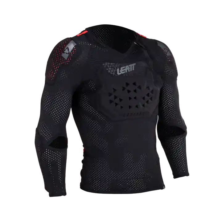 Chaqueta de protección LEATT REAFLEX STEALTH Negra