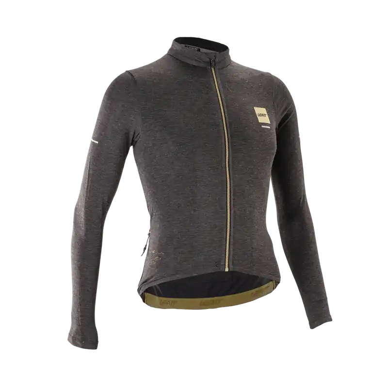 Maillot LEATT MTB ENDURANCE 4.0 Mujer Manga Larga Negro