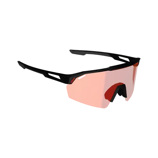 LEATT SPEEDVIZ LITE Gafas Negras Iriz Cristal Rojo Lente Fotocromática