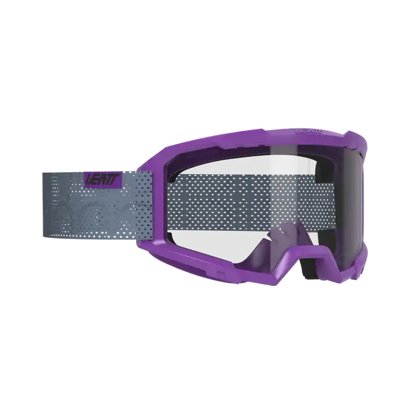 Máscara MTB LEATT VIZION 2.0 Violeta Pantalla Transparente