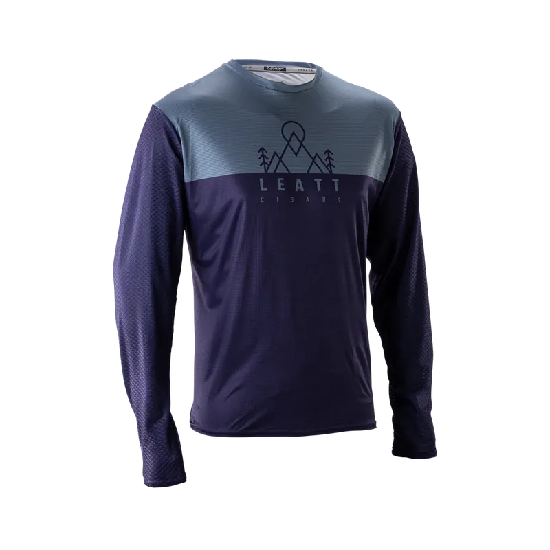 Maillot LEATT MTB TRAIL 3.0 Manga Larga Azul
