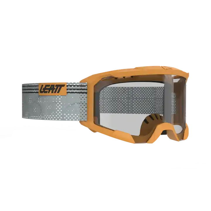 Máscara LEATT VELOCITY 4.0 MTB X-FLOW Amarillo Pantalla Transparente
