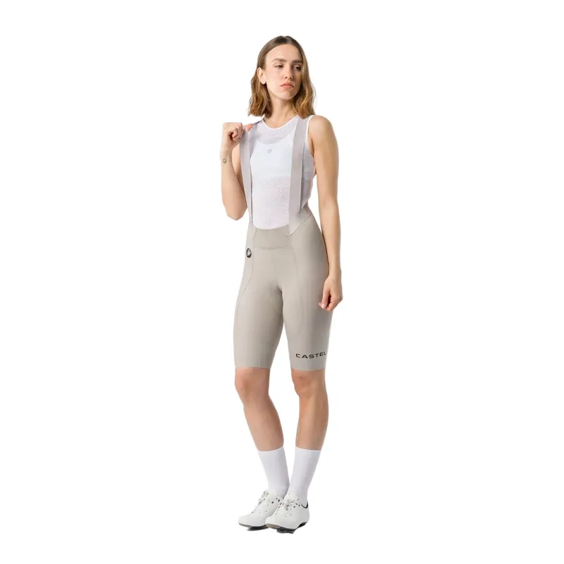 CASTELLI ESPRESSO 2 W DT Culotte largo mujer gris arcilla