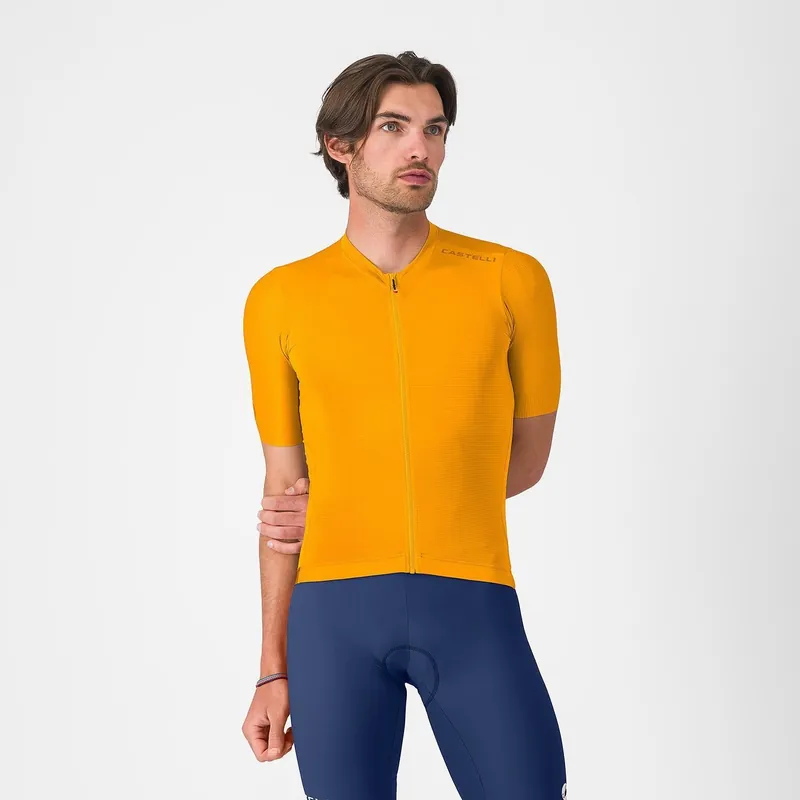 Maillot de manga corta CASTELLI ESPRESSO 2 Naranja