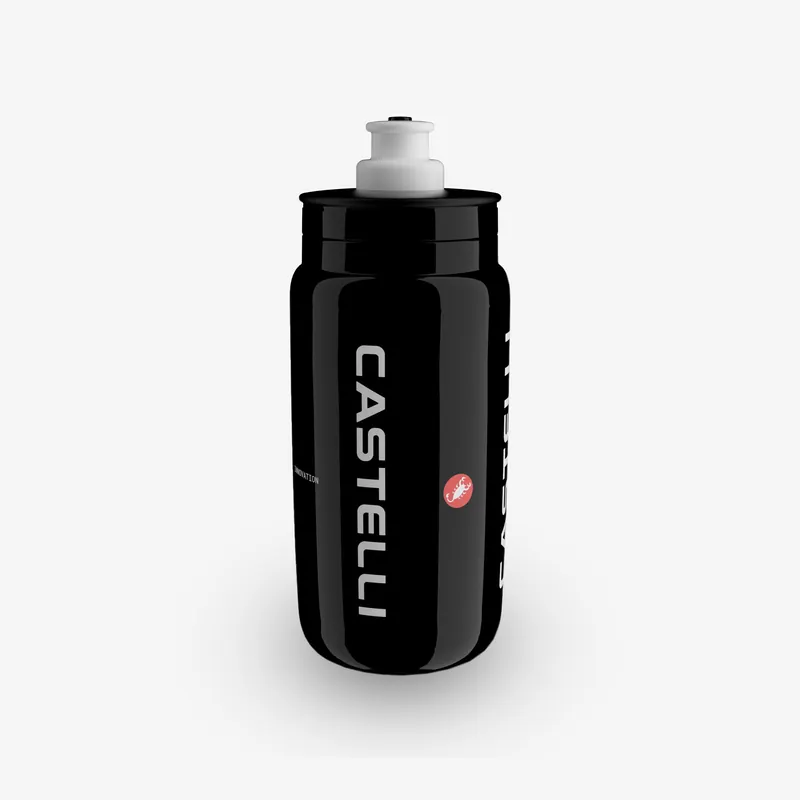 Botella de agua CASTELLI LOGO (550ml) Negra