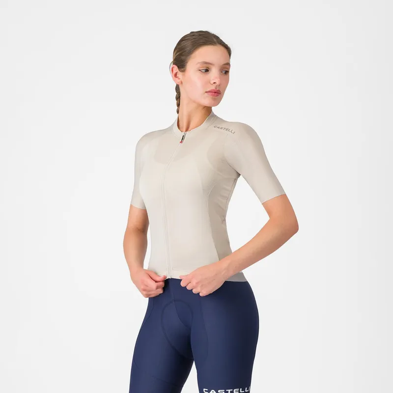 Maillot CASTELLI ESPRESSO 2 Mujer de manga corta Silver Moon