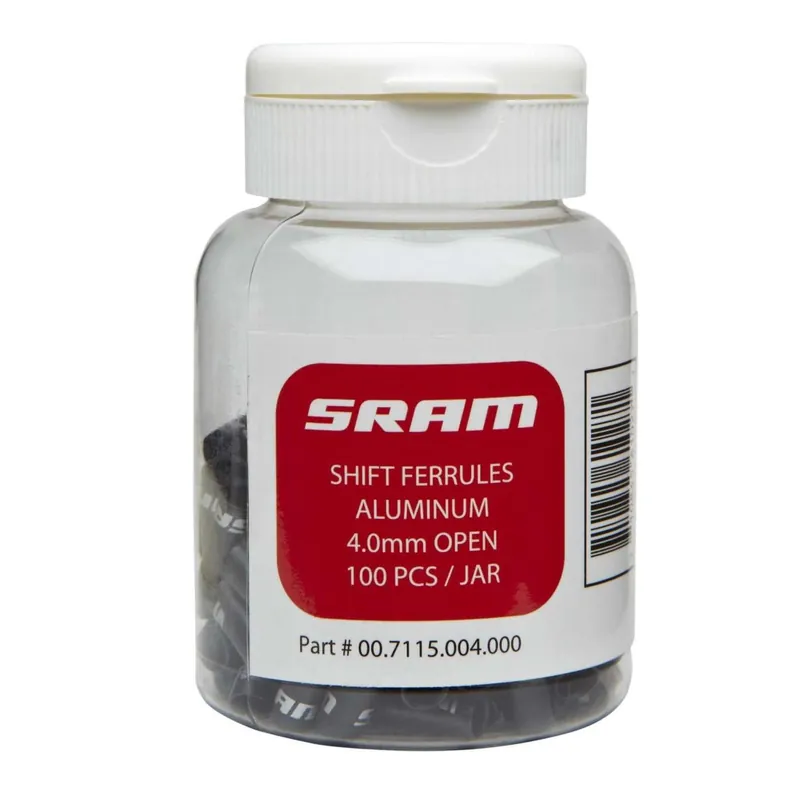 SRAM 4 mm Tapón negro para manguera de desviador (x100)
