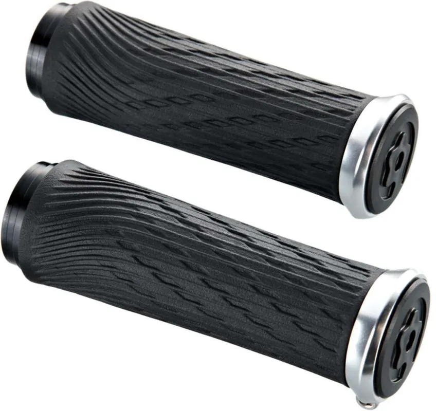 Puños SRAM para manetas de cambio Grip Negro/Plata (122mm)