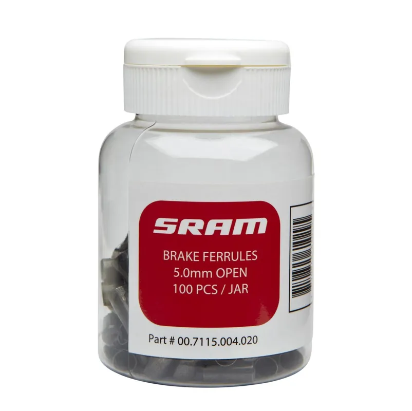 SRAM 5 mm Brake Sleeve End Cap Negro (x100)