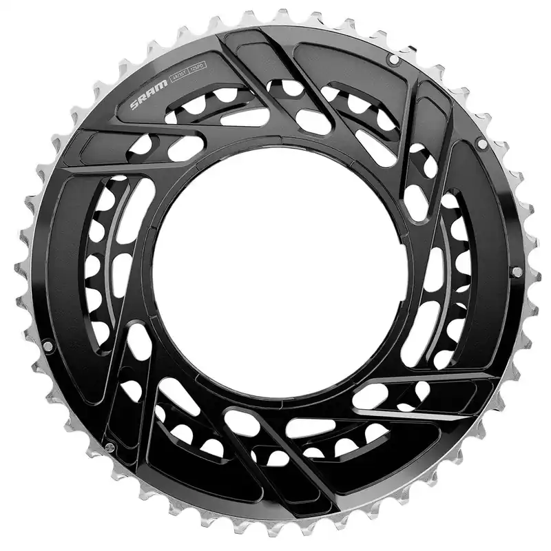 Par de platos SRAM FORCE E1 AXS con montaje de rosca 12V para Power Sensor