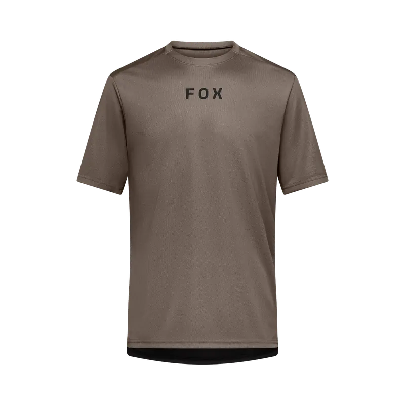 Maillot manga corta FOX RANGER WORDMARK Marrón Nuez Moscada