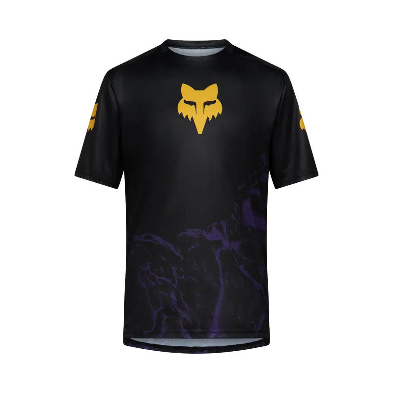Maillot manga corta FOX RANGER IMAGE PRINT Negro/Morado