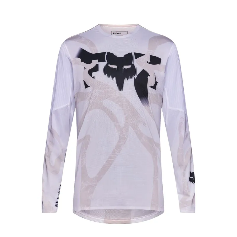 Maillot manga larga FOX FLEXAIR DIFFUSE SE Blanco