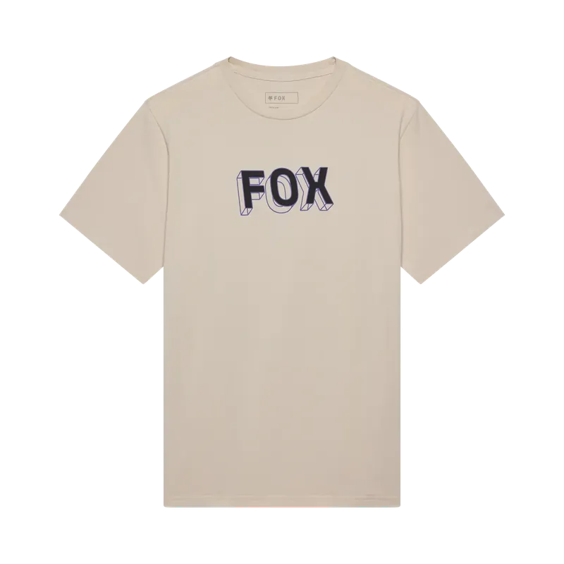 Camiseta FOX IMAGE PRINT 195 ORIGINAL Manga Corta Beige Tiza