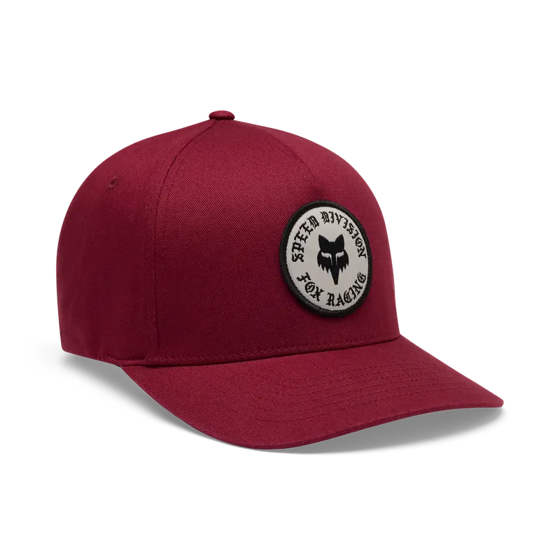 Gorra FOX BADGE FLEXFIT Burdeos Cabernet