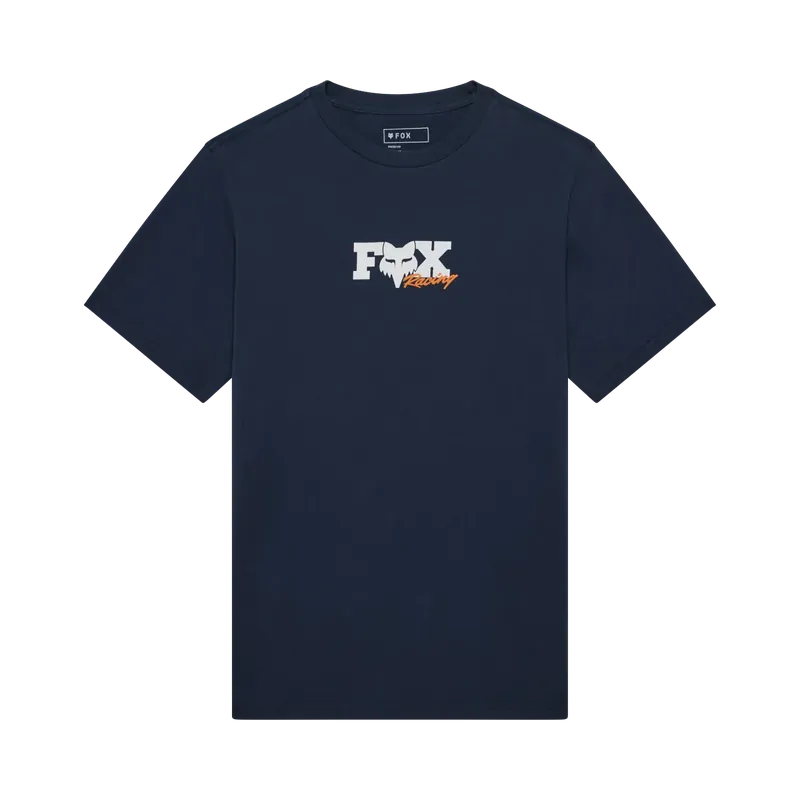 FOX CHECKER 195 ORIGINAL Camiseta Manga Corta Azul Medianoche