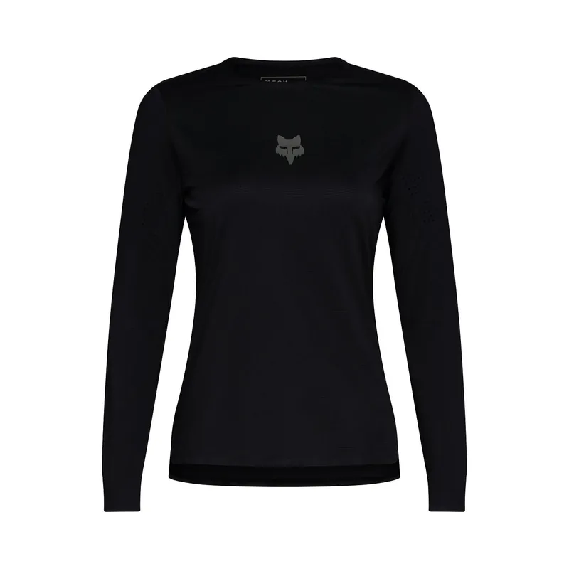 Maillot de manga larga para mujer FOX FLEXAIR Negro