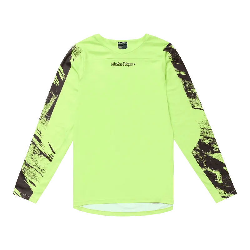 Maillot manga larga TROY LEE DESIGNS SKYLINE CHILL ROCKSLIDE Amarillo