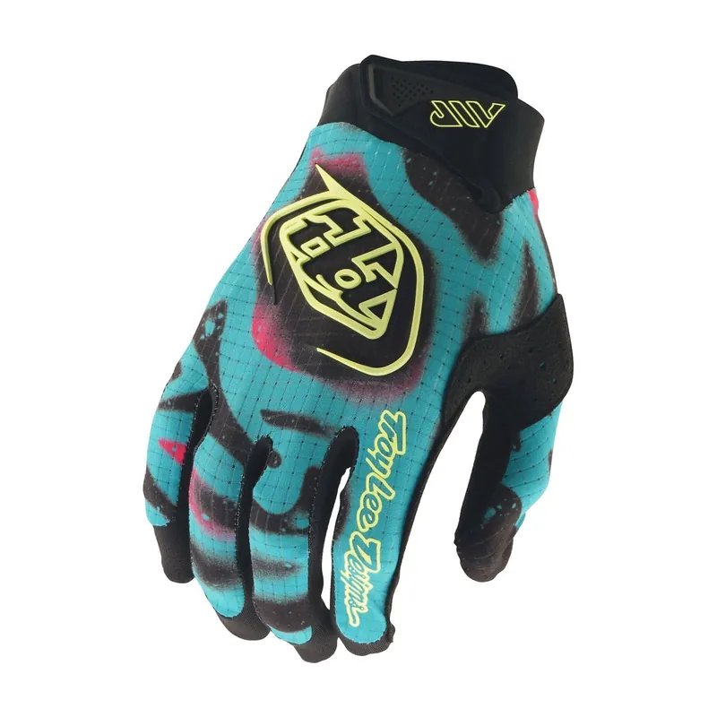 TROY LEE DESIGNS AIR MEMBRANE Guantes Negro/Azul/Amarillo