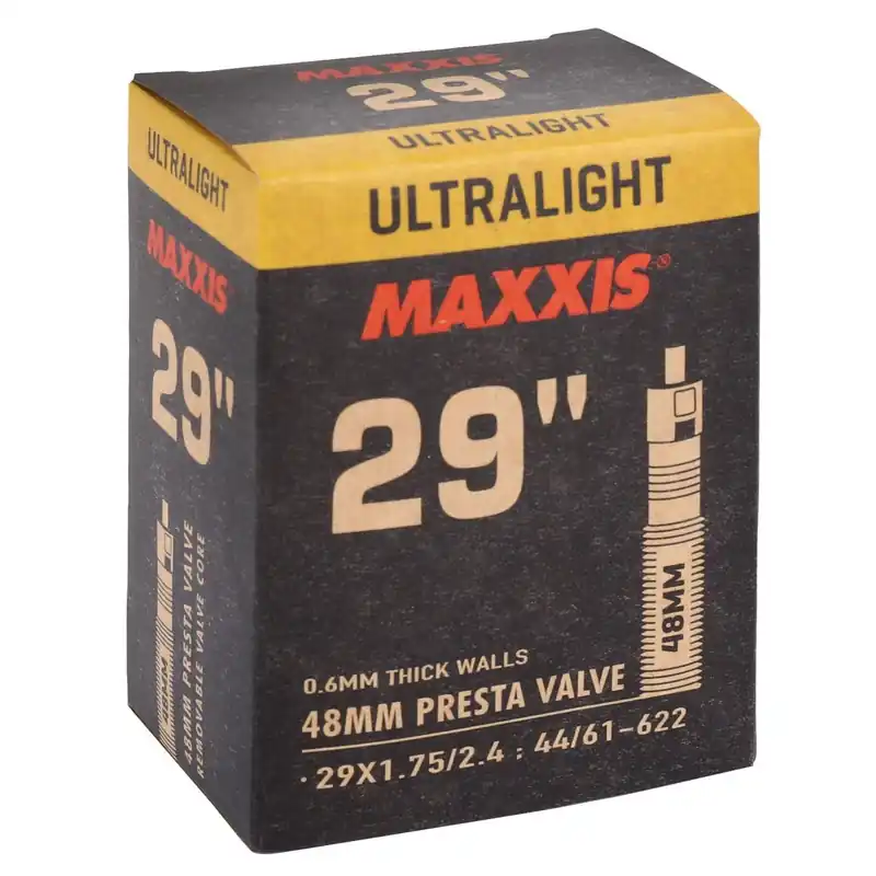 Cámara de aire MAXXIS ULTRALIGHT 29x1.75/2.4 Presta 48mm