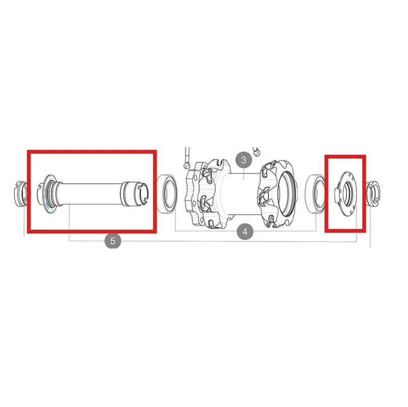 2016 MAVIC ROUTE DISC 9/12/15mm Kit Eje Delantero
