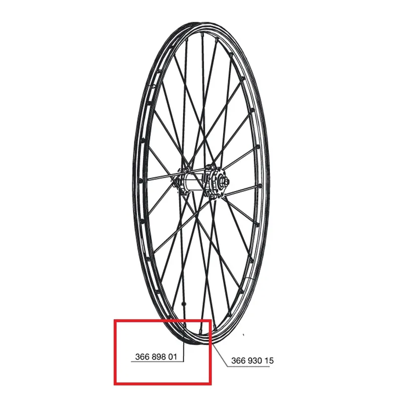 Kit de 12 radios MAVIC CROSSONE/CROSSRIDE 26" 264mm Delantero/Trasero