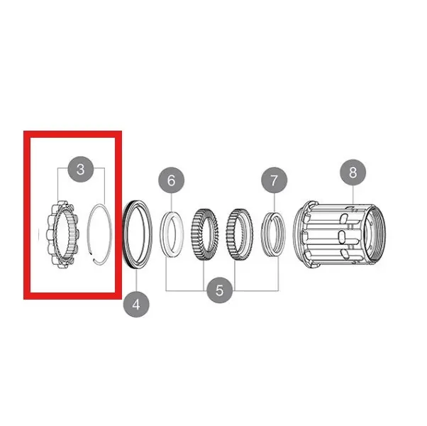 Kit de carraca MAVIC para sistema ID360 ≥ 2017