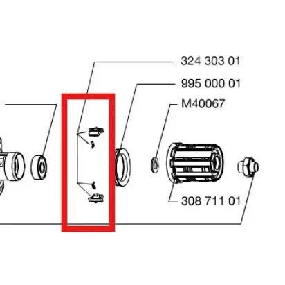 MAVIC Pawl Kit para FTS-X MTB Freewheel Body