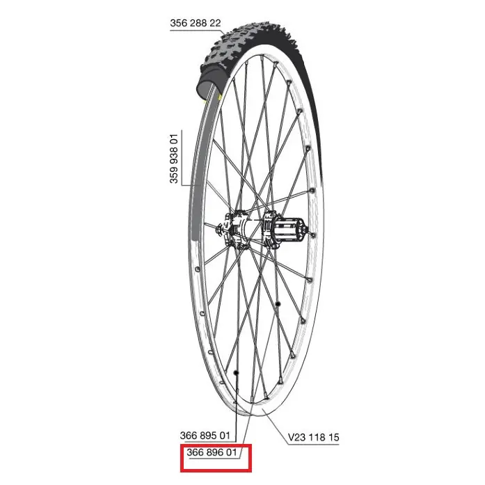 Kit de 12 MAVIC CROSSROC/CROSSRIDE UST/CROSSMAX ELITE/XA ELITE 29" KSYRIUM UST Disc/AKSIUM UST Disc 293mm Radios traseros