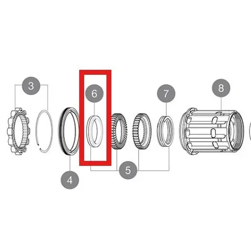 Kit de 3 arandelas reductoras de ruido MAVIC para el sistema de carretera ID360