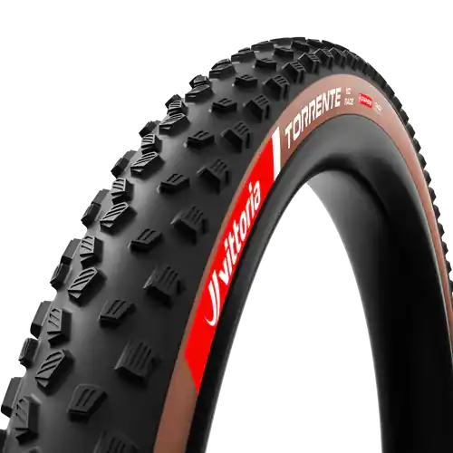 Neumático VITTORIA TORRENTE XC RACE 29x2.4 Graphene 2.0 Tubeless Ready Blando Negro/Beige